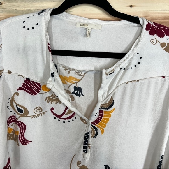 Maje floral pop over blouse - Picture 2 of 9